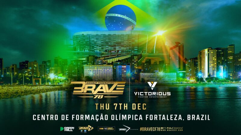 BRAVE CF anuncia retorno ao Brasil em parceria com o evento Victorious 