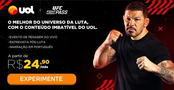 Rodrigo Minotauro é o garoto propaganda da parceria entre UOL e UFC Fight Pass